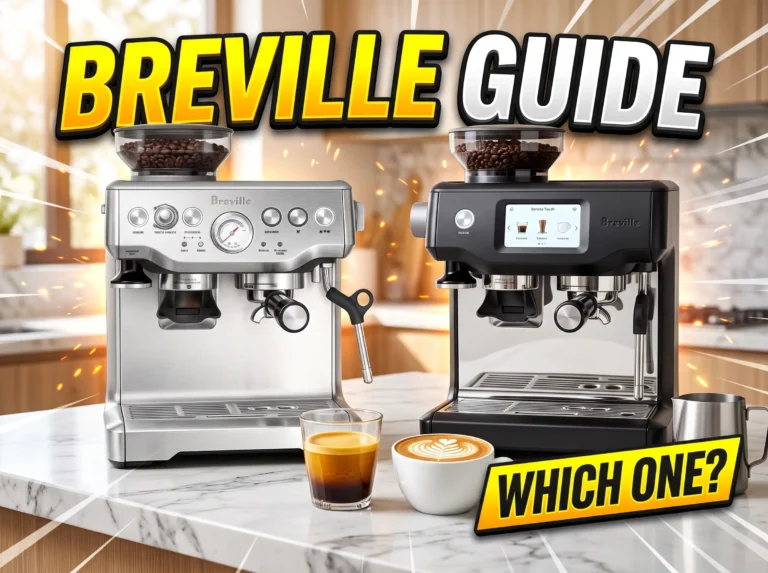 The Ultimate Breville Barista Express Guide: BES870 vs. BES870XL vs. Impress (Reviews & Color Options)